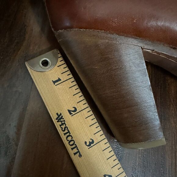 FRYE 4015 Ankle Boots Booties in Cognac Leather #3475389 - Picture 11 of 11